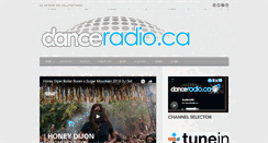 Desktop Screenshot of danceradio.ca